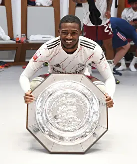 Arsenal Celebrate FA Community Shield Victory over Liverpool