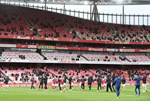 Arsenal Celebrate with Fans: Arsenal v Brighton & Hove Albion, Premier League 2021