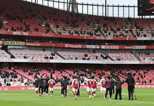 Arsenal Celebrate with Fans: Arsenal vs Brighton & Hove Albion, Premier League 2021