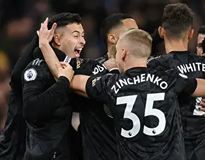 Arsenal Celebrate First Goal Against Brighton in 2022-23 Premier League