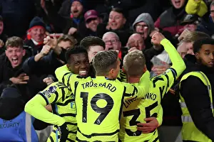 Brentford V Arsenal 2023-24 Prints: Arsenal Celebrate First Goal: Kai Havertz Scores Against Brentford in 2023-24 Premier League