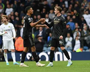 Arsenal Celebrate Hard-Fought Victory Over Leeds United in Premier League