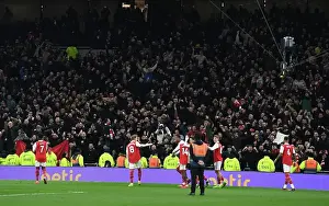 Arsenal Celebrate Hard-Fought Victory over Tottenham in London's Premier League Clash (2022-23)