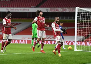 Arsenal Celebrate Lacazette's Goal: Arsenal v Chelsea, Premier League 2020-21