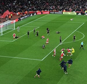 Images Dated 4th March 2023: Arsenal Celebrate Nelson's Hat-Trick: Arsenal FC 3-1 AFC Bournemouth (Premier League, 2022-23)