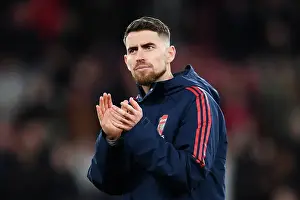 Arsenal Celebrate Premier League Victory Over Chelsea: Jorginho Leads the Applause
