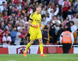 Arsenal Celebrate Premier League Victory Over Fulham: Aaron Ramsdale's Emotional Final Whistle