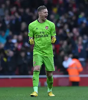 Arsenal Celebrate Premier League Victory Over West Ham: Bernd Leno's Emotional Full-Time Moment