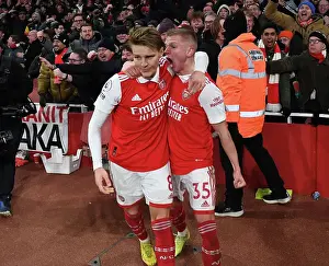 Arsenal V Manchester United 2022-23 Prints: Arsenal Celebrate Second Goal Against Manchester United in 2022-23 Premier League Clash