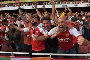 Images Dated 3rd September 2023: Arsenal Celebrate Second Goal vs Manchester United in 2023-24 Premier League