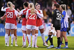 Images Dated 20th November 2023: Arsenal Celebrate Victory Over Brighton in Barclays Women's Super League