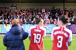 Brighton And Hove Albion V Arsenal 2023-24 Prints: Arsenal Celebrate Victory at Brighton & Hove Albion in Barclays Women's Super League