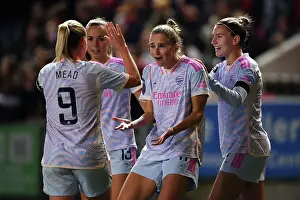 Bristol City Women V Arsenal Women 2023-24 Prints: Arsenal Celebrate Victory over Bristol City in Barclays Women's Super League