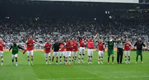 Newcastle United V Arsenal 2012-13 Prints: Arsenal Celebrate Victory Over Newcastle United in Premier League Showdown (2012-13)