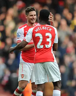 Arsenal Celebrate Victory Over West Ham United in the Premier League