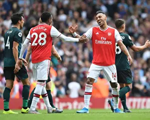 Arsenal V Burnley 2019-20 Prints: Arsenal Celebrate Win Against Burnley in 2019-20 Premier League