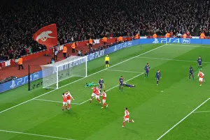 Arsenal V Paris Saint-Germain 2016-17 Prints: Arsenal Celebrates Double Strike Against Paris Saint-Germain in 2016-17 Champions League