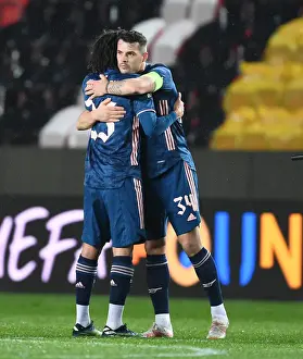 Arsenal Celebrates Europa League Quarterfinal Victory Over Slavia Praha in Prague