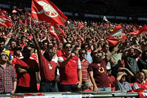 Arsenal Celebrates FA Community Shield Win Against Chelsea (2015-16)