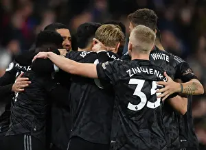 Arsenal Celebrates First Goal Against Brighton & Hove Albion in 2022-23 Premier League