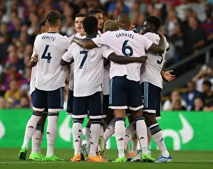 Arsenal Celebrates First Goal Against Crystal Palace in 2022-23 Premier League