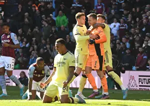 Arsenal Celebrates Hard-Fought Victory Over Aston Villa in Premier League