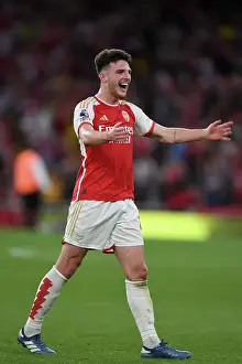 Arsenal Celebrates Premier League Triumph Over Manchester City: Declan Rice's Leading Role (2023-24)