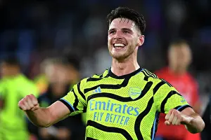 Arsenal Celebrates Premier League Win Over Crystal Palace: Declan Rice's Leading Role (2023-24)