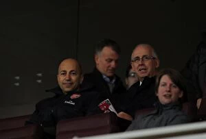 Arsenal Ladies v Chelsea LFC Collection: Arsenal CEO and Ladies Chairman Ivan Gazidis watches the match from the Directors Box with Trevor