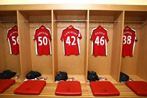 Arsenal changing room