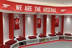 Arsenal Changing Room Before Arsenal vs Crystal Palace - Premier League 2021-22