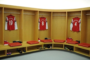 Arsenal Changing Room Before Arsenal vs Fulham, Premier League 2012-13
