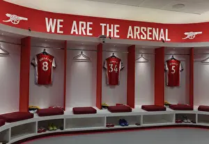 Arsenal Changing Room Before Arsenal vs West Ham United - Premier League 2021-22