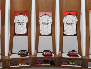 Arsenal Changing Room Before FA Community Shield: Arsenal vs Liverpool, 2020-21