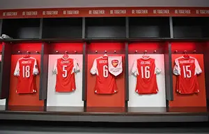 Arsenal Changing Room Before FA Cup Semi-Final vs Manchester City