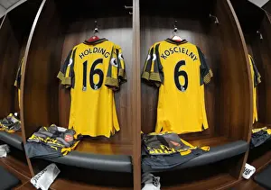 Leicester City V Arsenal 2016-17 Prints: Arsenal Changing Room: Gearing Up for the Leicester City Showdown (2016-17)