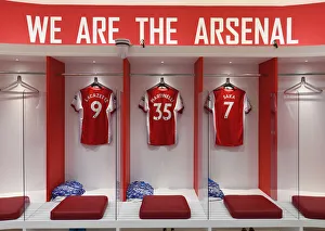 Arsenal Changing Room: Lacazette, Martinelli, Saka Gear Up for Arsenal v Burnley