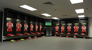 Arsenal V Manchester City - FA Community Shield 2014/15 Prints: Arsenal Changing Room: Preparing for Battle against Manchester City (FA Community Shield 2014/15)