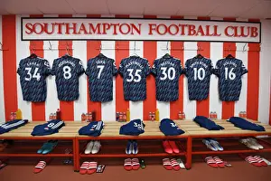 Southampton V Arsenal 2021-22 Prints: Arsenal Changing Room Before Southampton Clash - Premier League 2021-22
