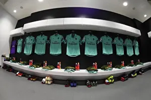 West Ham United V Arsenal 2018-19 Prints: Arsenal Changing Room Before West Ham United Clash in Premier League