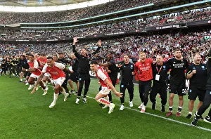 Arsenal V Manchester City - Community Shield 2023-24 Prints: Arsenal Claims Glory: Community Shield Victory over Manchester City (2023-24)