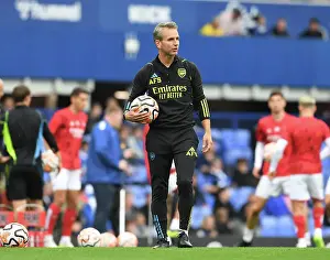 Arsenal Coach Albert Stuivenberg Before Everton vs Arsenal Premier League Clash (2023-24)