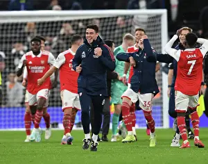 Arsenal Coach Carlos Cuesta Focuses During Tottenham-Arsenal Premier League Clash (2022-23)