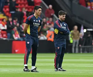 Arsenal Coach Carlos Cuesta Before Liverpool vs Arsenal Premier League Clash (2022-23)
