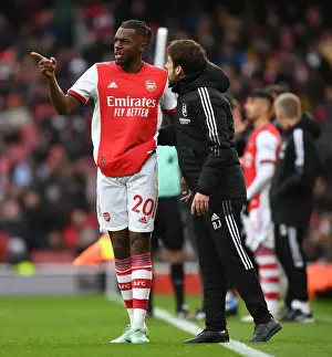 Arsenal Coach Nuno Tavares: Focused Preparation at Emirates Stadium (Arsenal v Newcastle United, 2021-22)