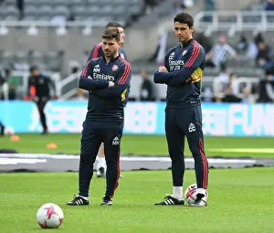 Arsenal Coaches Manuel Molina and Carlos Cuesta Before Newcastle United Clash in Premier League