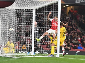 Images Dated 3rd October 2019: Arsenal Crush Standard Liege 4-0: Dani Ceballos Shines in Europa League Victory