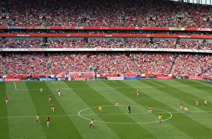 Arsenal V Southampton 2012:13 Prints: Arsenal Crushes Southampton 6-1: A Thrilling Premier League Victory at Emirates Stadium