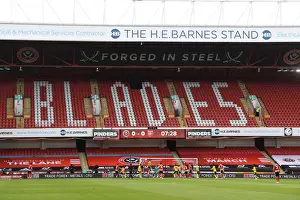 Sheffield United V Arsenal - FA Cup 2019-20 Prints: Arsenal Defend at FA Cup Quarterfinal: Sheffield United vs Arsenal