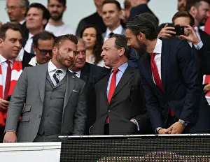 Arsenal V Brighton And Hove Albion 2022-23 Prints: Arsenal Directors Meet LA Rams Coach Sean McVay Before Arsenal vs Brighton Match, 2022-23